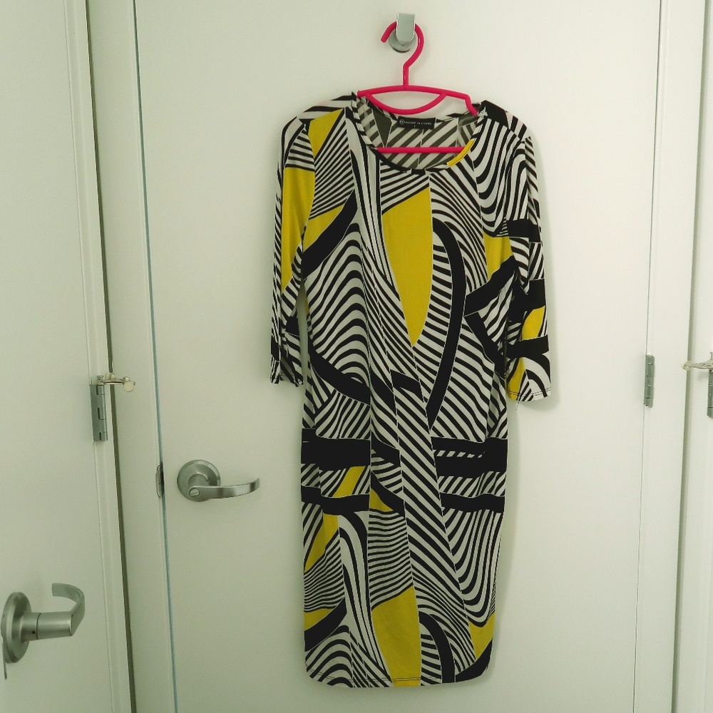 Multi color bodycon dress